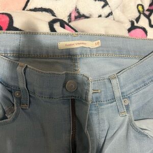 Levi’s Light Blue Straight Leg Jeans
